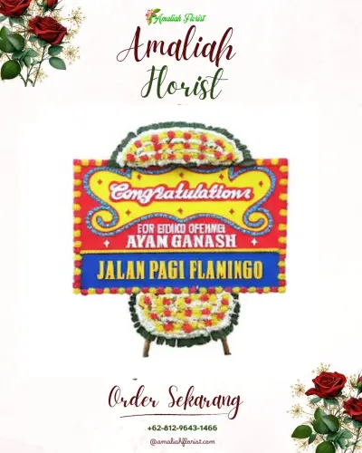 Bunga Papan Congratulation di Pandaan Pasuruan